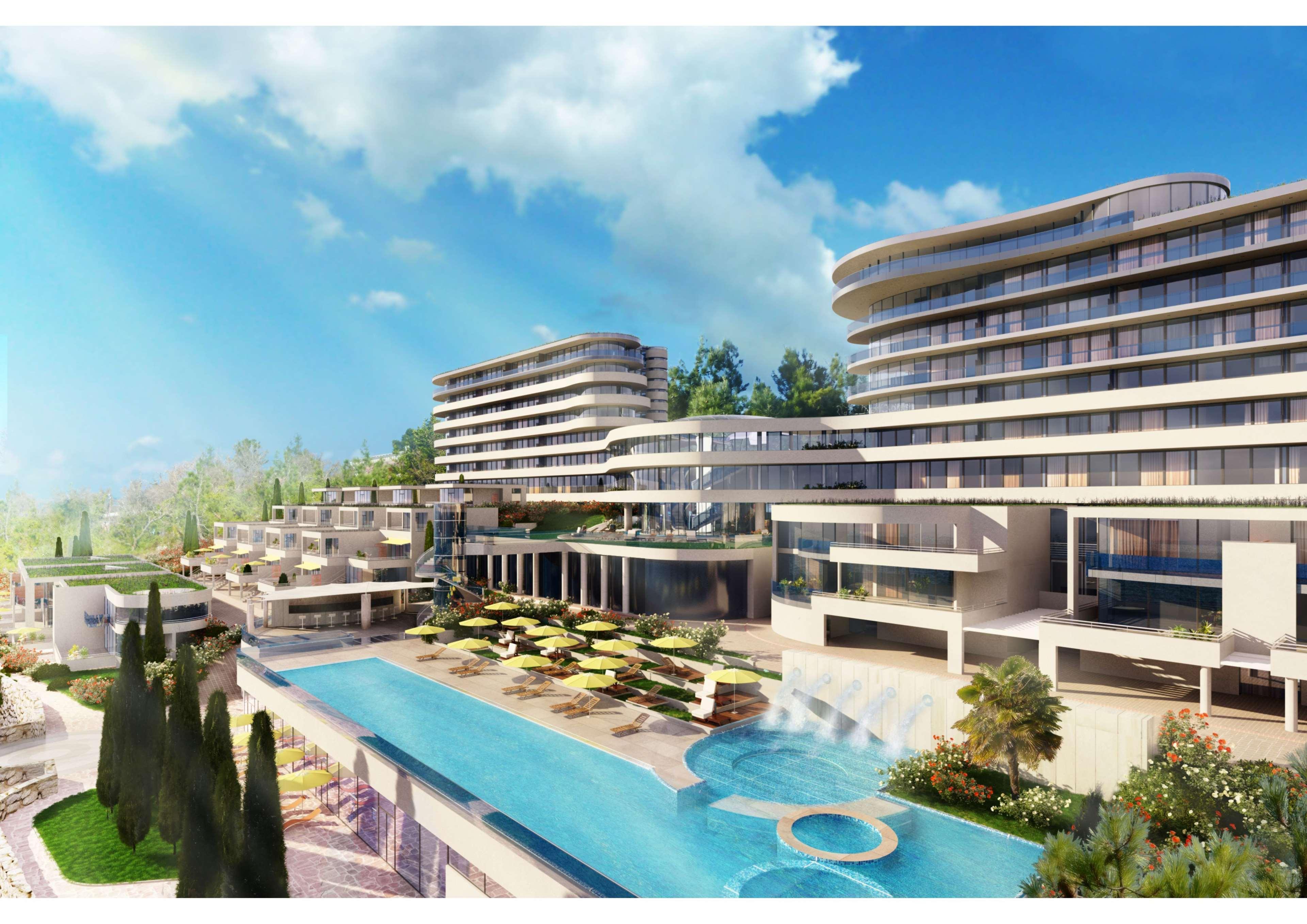 Hilton Rijeka Costabella Beach Resort And Spa Exterior foto The complex